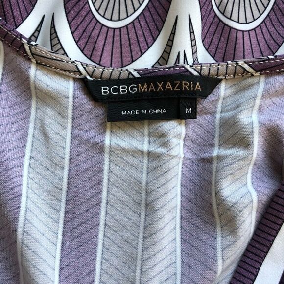 BCBGMax Azria Art Deco print Empire Dress - Picture 2 of 14